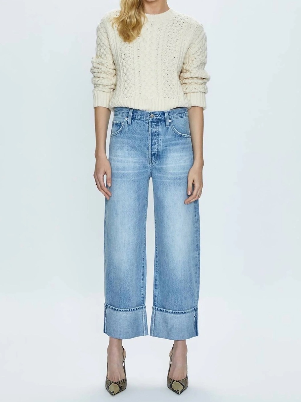 Pistola - Ryder High Rise Cuffed Jean